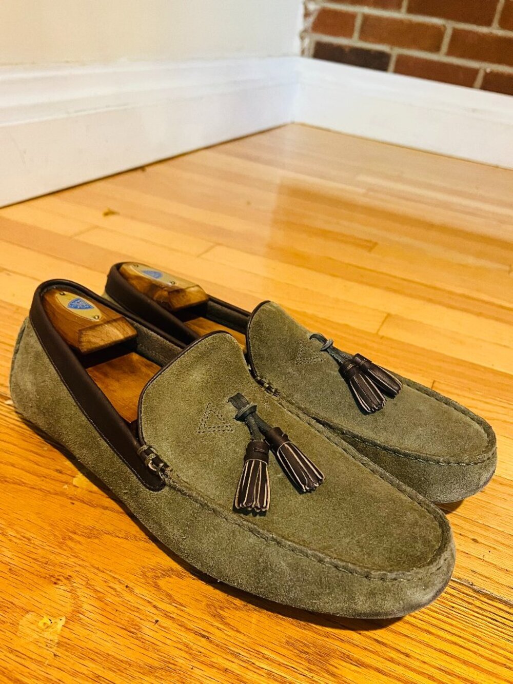 UGG Men's Marris Tassel Loafers Suede Leather Shoes 1017319 Size 13